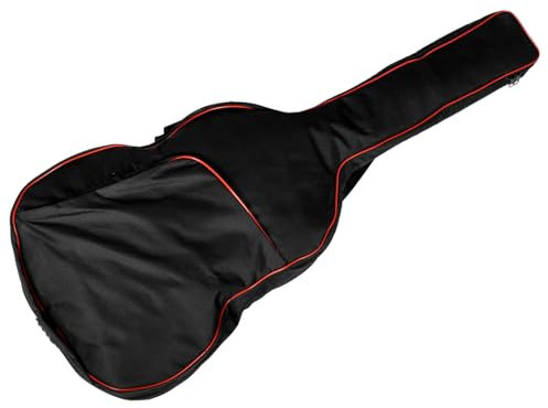 Toyvian Gitarrenkoffer Mit Aufbewahrungstasche Für Gitarre Leicht Und Tragbar Mit Zusätzlichen Taschen Für Zubehör Robust Und Schmutzabweisend