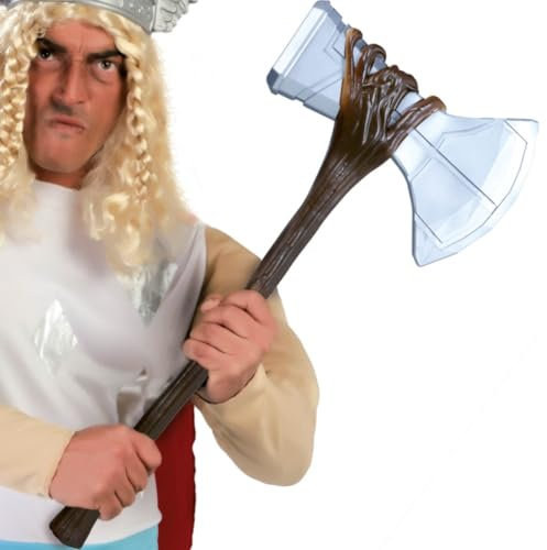 FIESTAS GUIRCA - HACHE STORMBREAKER PVC THOR DIEU TONERRE - Accessoire de déguisement - Cosplay pour Carnaval - Thême(s) :