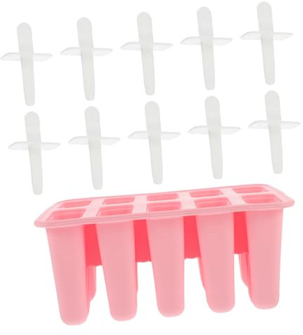 MOLUCKFU Eisformen Aus Silikon Für Eis Am Stiel Lebensmittelecht Wiederverwendbar Leicht Zu Reinigen Für Diy-eisliebhaber