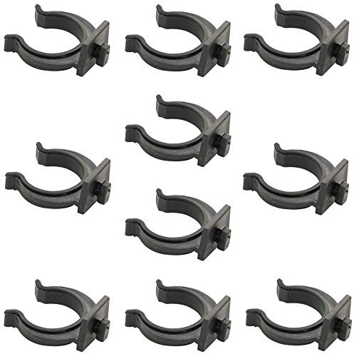 cyclingcolors 10x Gancio per battiscopa zoccolo cucina universale clip per piedini 28mm della zoccalatura plastica zoccolino montaggio rapido a scatto molle battiscopa mobile