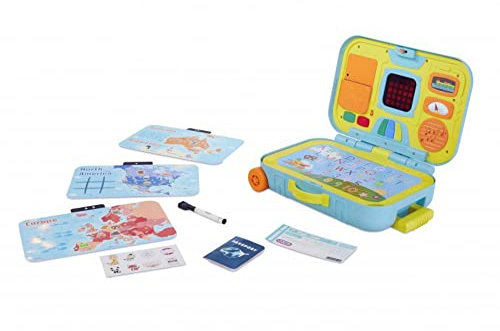 little tikes 657641C Play Learning Activity Suitcase-Interactive and Educational Toy-Includes Maps, Passport, and More-for Kids Ages 3 Years Plus