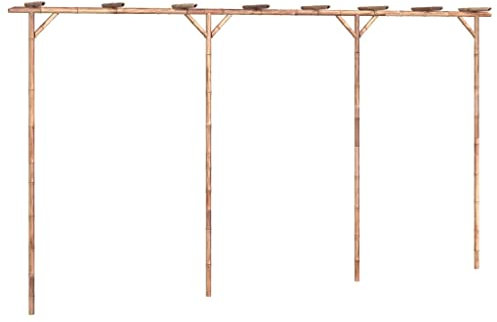 vidaXL Pergola Bambou 385x40x205 cm