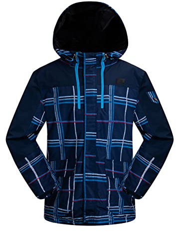 Thermo Winter Skianzug Herren Damen Skifahren und Snowboarden Jacke Hose Outdoor Schneemantel (Jacke) M