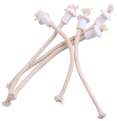 Stoppino Lampada 7 Pezzi Supporti in Ceramica Stoppino Torcia Bottiglia di Vino Stoppini Olio Lampada Candela Stoppino Stoppino in Fibra di Vetro Cherosene per Lampade a Olio Vuote e Accessori