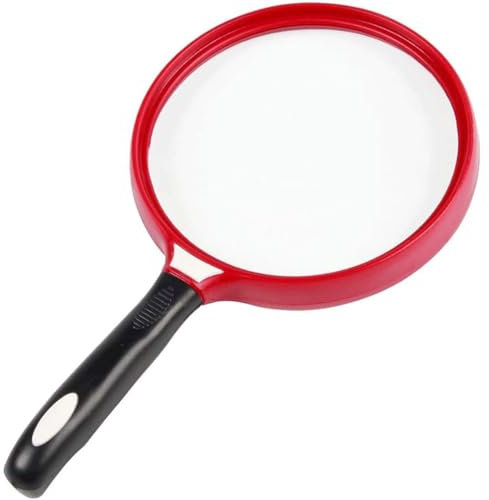 ZEONIK Loupe Loupe de Lecture portative incassable, équipée de lentilles optiques, adaptée aux Personnes âgées pour Lire