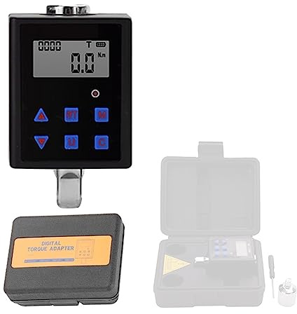 Digital Torque Adapter, 3/81/41/2 High Accuracy Digital Torque Wrench Electronic Digital Torquemeter Adjustable Torque Meter Adapter Universal Wrench(TQA2-135)