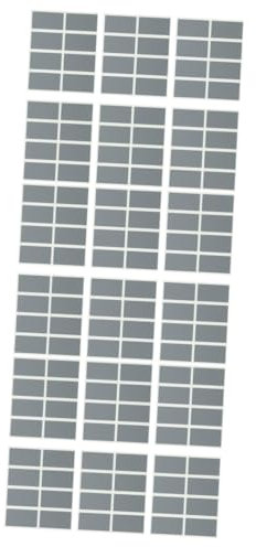 SEWACC 600 Stk Rubbelkarten-aufkleber Etiketten Aufdecken Leere Karten Aufkleber Abziehen Und Aufkleben Rubbelkarten Selber Machen Rubbel-sticker-spiele Rubbelaufkleber Groß Silver Papier