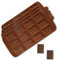Neoreser 4 Pcs Moule Silicone Chocolat, 12 Cavités Antiadhésifs Moules à Chocolat, Mini Moule Tablette Chocolat, pour Pieces en Chocolat Maison, Pralines, Bonbon, Décoration de Gateau