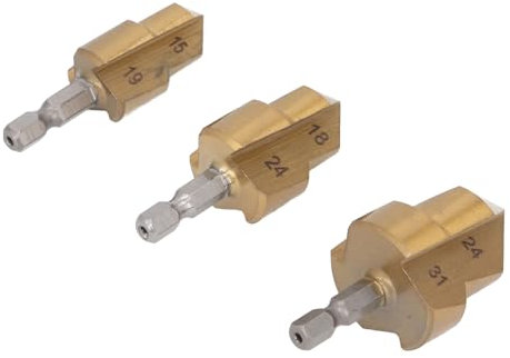 Herramienta de Reamer de Tubería, Paso de la Tubería Paso de Taladro de Broca de Agua Tubo de Agua Taladro Taladro Troquial de Reparación Hex Hex Tipada de Acero de Alta
