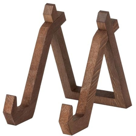 HOLIDYOYO Holz Rezeptständer Küchentheke Kochbuchhalter Vertikal Display Regal Multifunktional Für Bücher Tablets Bilder Minimalistisches Design Für Haushalt Büro