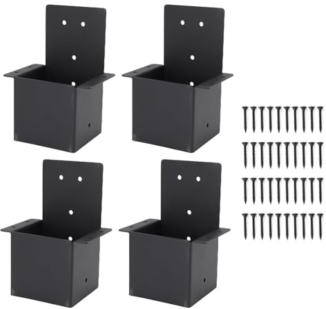 Kit Pergola, Support Universel 4x4 Pergola Kit de Gazebo renforcé Météo Ready Outdoor Bracket pour Les terrasses, Les couvertures de terrasse, Les cabines et Le Gazebo