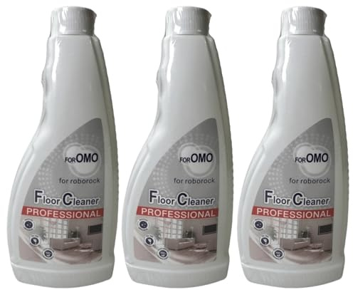 3 Pieza 480mL Líquido Limpiador De Suelos Compatible Con Roborock S8 Pro Ultra/S8/S8+/Q5/Q7 Series/S7 Max Ultra/S7MaxV Plus