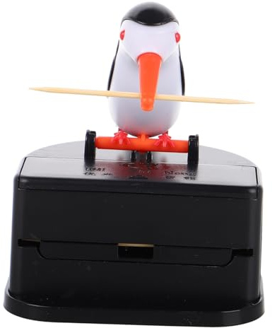 Mikinona Dispensador Automático De Palillos Creativo Forma De Pájaro Soporte Compacto y Portátil Fácil De Usar para Hogar Oficina y Fiestas Accesorios Divertidos y Duraderos para Mesa