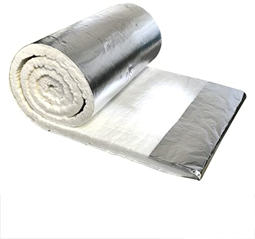 Ceramic Fiber Blanket Fire Insulation High Temperature 1000°C For Stoves Furnace Kilns Fire Bricks Boilers Kilns Blacksmithing Pizza Ovens