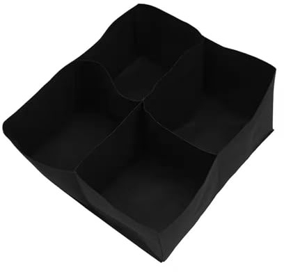 ZFIHAV Pflanztaschen 2 Stück rechteckige Pflanzsäcke aus Filz mit Mehreren Fächern, ideal for Gemüseanbau, Garten und Blumen(30x30x30cm 1pocket)