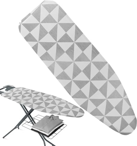 Ironing Board - 91x31cm Padded Ironing Board Cover, Heat Reflective Printing , Elastic Edge, Easy To Fit Replacement Cover, Thick Padded Iron Cushion, For Home Laundry, Clothes