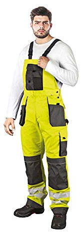 LEBER & HOLLMAN -FMNX-B_YSB46 - Peto protector (talla 46), color amarillo, gris y negro