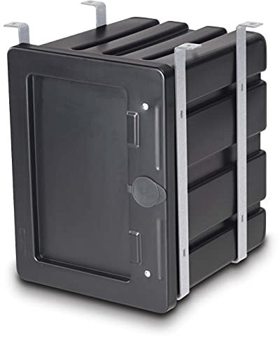 Roweko Staukasten Typ-1-V Werkzeugkasten Staukiste Truckbox aus Kunststoff B 460 x H 600 x T 500 mm LKW Expeditionsfahrzeug Wohnmobil mit Halterung