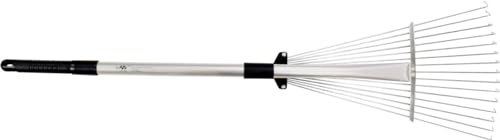 TrendLine Metall-Fächerbesen 19-55 cm Arbeitsbreite Laubrechen Gartenrechen