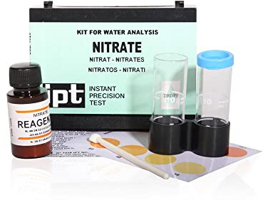 Nitrat Wassertest Nitratwerte im Brunnenwasser oder Aquariumwasser messen Nitrat-Test-Kit von Aquintos