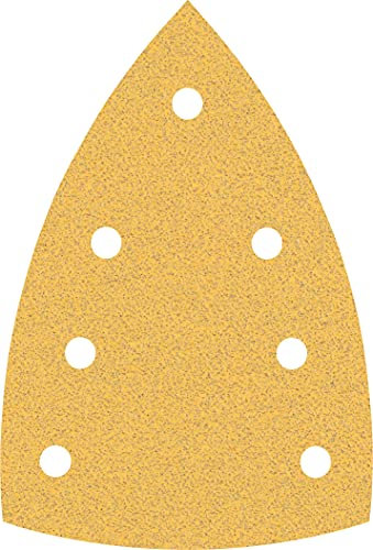 Bosch 50x EXPERT C470 Sandpaper (for Paint on wood, Hardwood, Ø 100x150 mm, Grit 80, Professional Accessory Multi Sander)