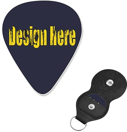 Personalisiertes Gitarrenplektrum für Akustikgitarre, Violine, Ukulele, Bass (6 Packungen)