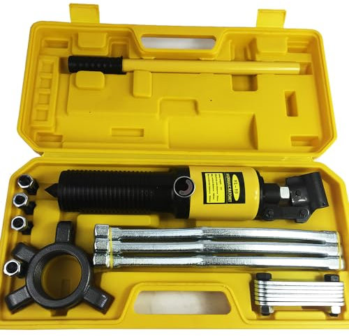 15T 3-Arm Hydraulik Radnaben Polrad Abzieher Satz Hydraulischer Antriebswellen AusdrüCker Set Werkzeug Lager Innenring Lageringe Kit Lagerabzieher Profi Hydraulische AusdrüCkerset Hydraulisch