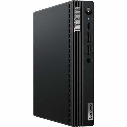 Lenovo ThinkCentre M80q Gen 4 Petit ordinateur de bureau, Intel Core i5-13500T 1,6 GHz, 16 Go de RAM, 512 Go SSD, Windows 11 Pro, noir