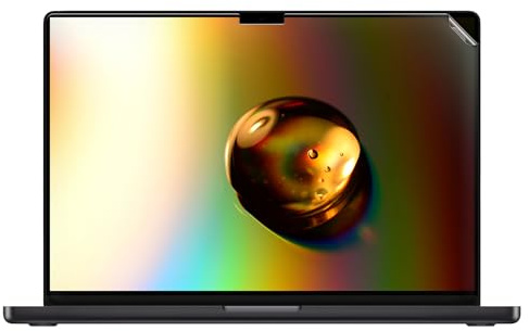 kwmobile Pellicola protettiva per display compatibile con Apple Macbook Pro 16.2 2023 M3 A2991 - Pellicola Screen cover opaca antiriflesso con effetto anti-impronte