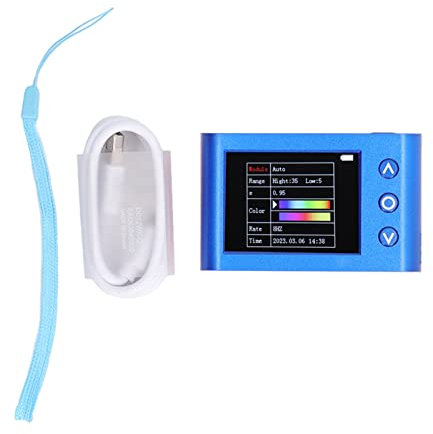 Termocamera a Infrarossi LCD 320x240 Risoluzione IR 8Hz Interfaccia Micro USB Termocamera Portatile Per Ricambi Auto, Interruttori Elettrici