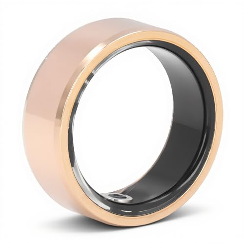 Diyeeni Smart Ring, Universeller Tragbarer Gesundheits-Tracker mit App, Sportring mit Herzfrequenzmesser, Schlafmonitor, Schrittzähler, IP68 Wasserdicht,