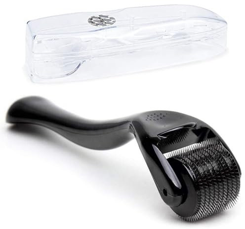 Micro Needle Roller,Beard Roller,0.5mm 540 Aghi Rullo Derma Roller para Trattamento di Perdita Capelli,Delle Rughe,Cicatrici da Acne e Smagliature