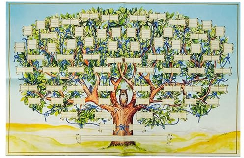 Makamsui Släktträd diagram 6 generationer släktforskningsaffisch, släktträdsdiagram att fylla i fyllbart antik diagram för familjemedlemmspresenter till baby män kvinnor morföräldrar mamma/far set A S