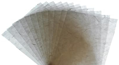 50 fogli di carta di gelso per origami, design artigianale artistico, carta velina washi, per biglietti, decoupage su vetro (Letter / 21,6 x 28 cm)