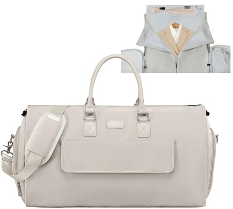 Sunborls 2-in-1 wandelbare Kleidersäcke für Reisen, Damen, kommerzielle Anzugtasche, Handgepäck, Duffle-Taschen für Reisen