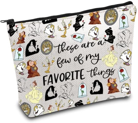 Beauty Inspired Shoulder Bag Belle Princess Lover Gift Fairy Tales Gift A Tale as Old as Time Gift Beast Tote Bag, Kosmetiktasche, medium