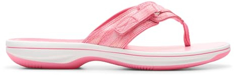 Clarks Premium kvinnors Brinkley Sea Flip-Flop, Pink Ombre, 4 UK, Rosa ombre, 37 EU