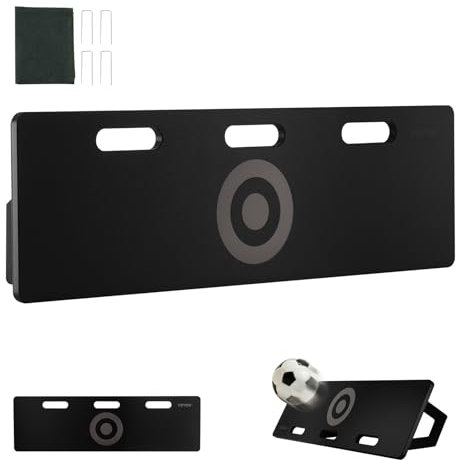 VEVOR Fußball Rebound Board, tragbares Prellwand 100 x 30 cm, HDPE Rebounder Ausrüstung mit 2 Rückprallwinkeln, Trainingsbrett Rebounder Kicker für Fußballtraining Pass- und Schussübungen