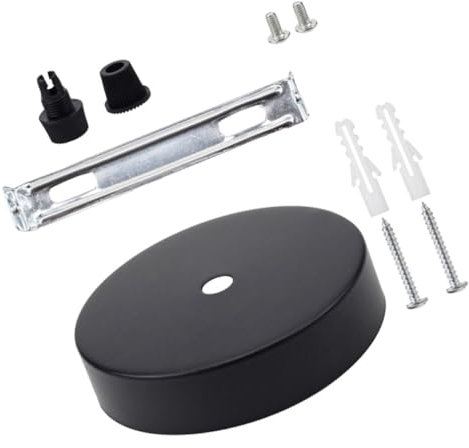 HOMOCONO Baldachin Kit Für Hängelichter Mit Abdeckplatte Aus Eisen Und Installieren Für Innenbeleuchtung Diy-projekte