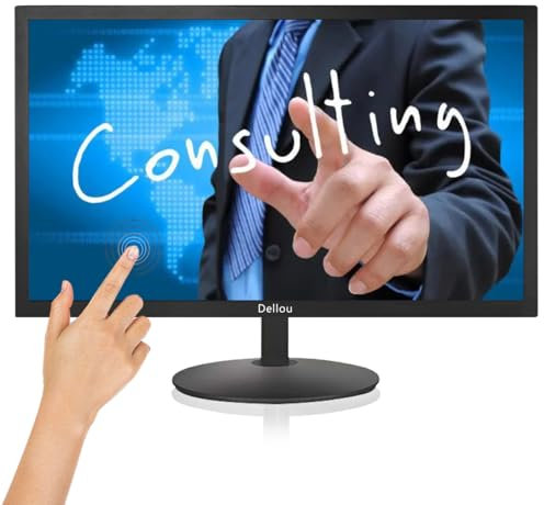 24 Zoll Touch Screen Monitoring Überwachung CCTV Sicherheitskamera Monitor LCD Display Bildschirm Multifunktionale Schnittstelle HDMI, AV, BNC, VGA, USB, PC Input Computer Monitor 1920x1080 Full HD