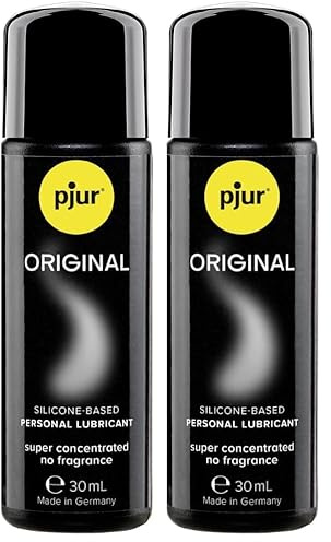 pjur ORIGINAL (30ml) - Premium Silikon-Gleitgel - lange Gleitfähigkeit ohne zu kleben - sehr ergiebig und für Kondome geeignet (Packung mit 2)