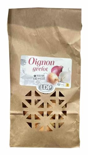 Oignon Grelot Jaune Calibre 20/30 mm Catégorie 1 France 500g/Sachet - Offres de 1, 2, 3 et 4 Sachets (1 sachet)