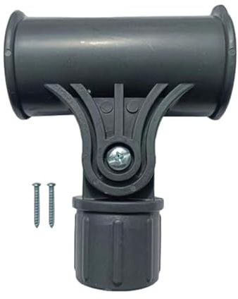F Fityle Accessoire de Parasol Déporté, Support de Guidage pour Parasol, Bracket de Guidage pour Parasol de Patio, pour Jardin Pique-Nique Camping Plage, 2025 Nouvelle Support de Direction- Gris