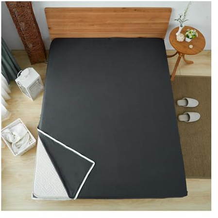 YANGAFJDUA Weiche Futon Matratzenbezug, Abnehmbar Tatami-Matratzenbezug mit Reißverschluss in Voller Größe, Luxus Bodenmatratzenbezug Aus Baumwolle Zum Schutz Vor Staub Waschbarer,G,90x200cm/35x79in