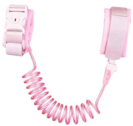 DOKRIN Arneses de seguridad Pulsera de seguridad para niños, correa de seguridad para niños, pulsera antipérdida de 2 metros, pulsera ajustable giratoria de 360°, cuerda para caminar