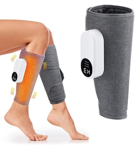 Minasaa 3-in-1 Massagegerät für schmerzfreie und vitale Beine, 3 Intensitäten 3 Modi Massagegerät Beine Kabelloses zur Muskelentspannung Blutzirkulation Lymphdrainage für Waden Oberschenkel Arm