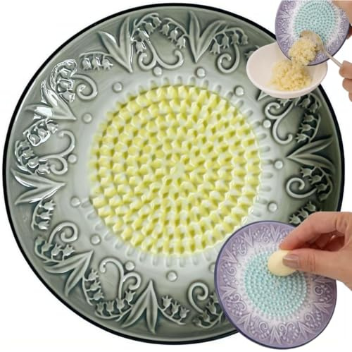 Râpe à ail en céramique, bol, plat de tomate, 2026 NOUVEAU Pan de râpe espagnol avec tomate, râpe, plat, ensemble, gingembre, huile d'olive, trempette aux herbes, éplucheur, brosse, support, gadget de