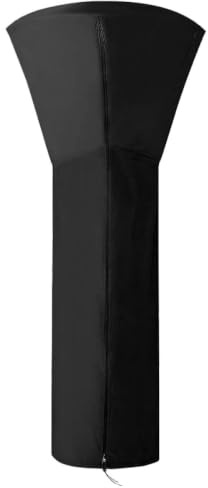 HOMOCONO Housse de Chauffage de Terrasse Protection le Gel en Tissu Oxford Imperméable avec Cordon de Serrage pour Parasol Chauffant Extérieur