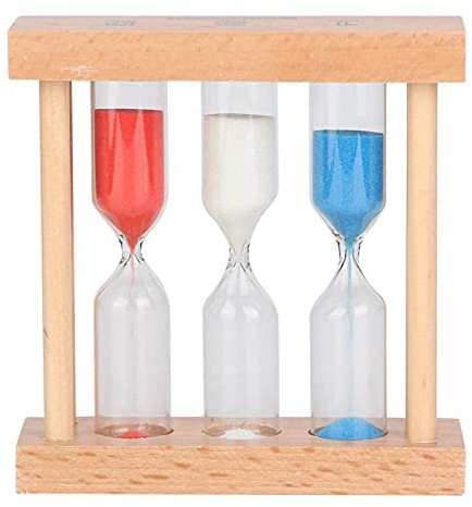 Minuterie de Sable sablier coloré minuterie d'horloge de Sable 1/3/5 Minutes décoration de Bureau en Verre de Sable