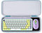 Aenllosi Custodia Rigida Portatile per Logitech POP ICON COMBO/POP Keys Tastiera Meccanica(Sola Custodia) (Viola)